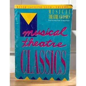Musical Theatre Classics Vol 1 Songbook Piano Sheet Music Mezzo Soprano Alto